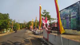 Pemasangan Umbul-umbul dan Bendera Merah Putih