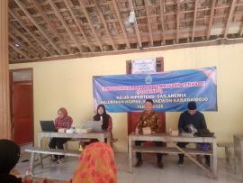 UPT Puskesmas Karangmojo I Gelar Sosialisasi Bahaya Hipertensi dan Anemia di Padukuhan Ngipak